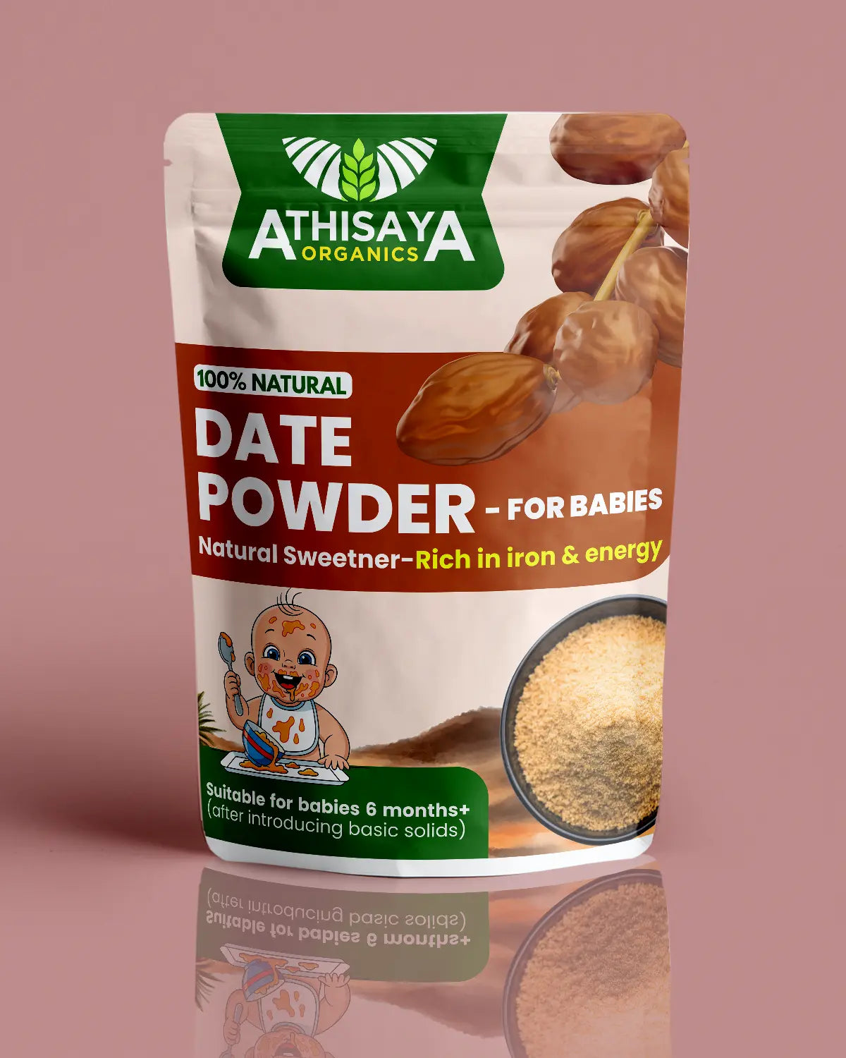 Date Powder Date Powder Natural Sweetener | Healthy Sugar Alternative – Athisaya ...