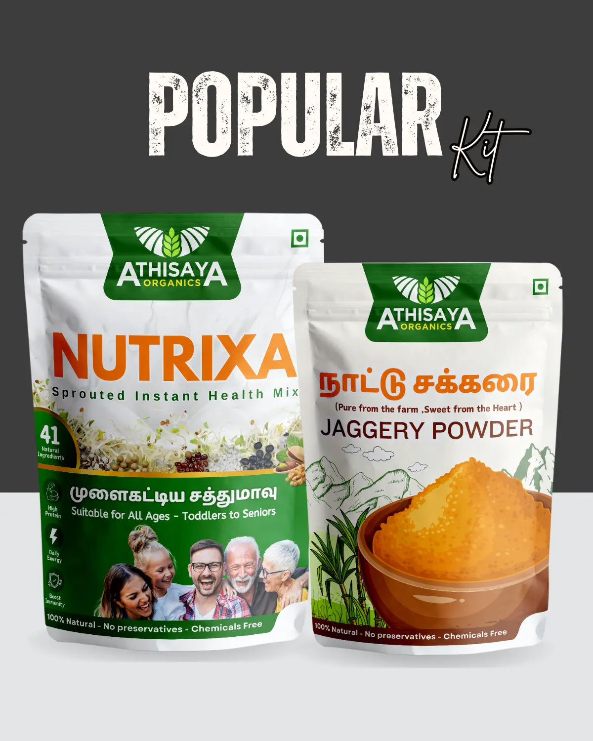 Popular Kit | Nutrixa Sprouted  Mix + Cane Sugar