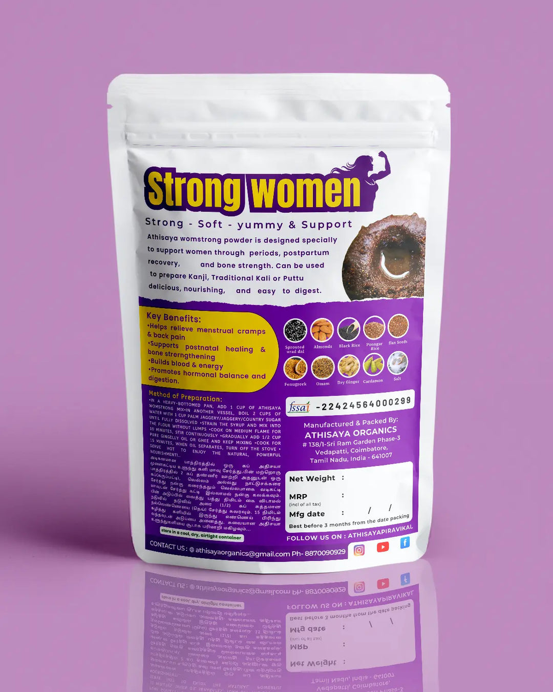 WOMENSTRONG – Sprouted Urad Dal Health Mix
